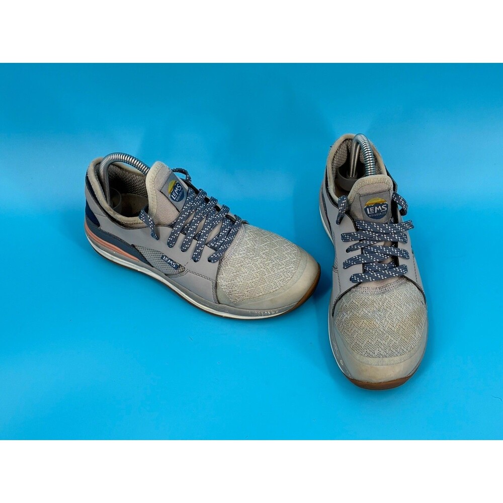 Lems Mesa Lunar Women’s 8.5 B Gray Blue Minimalist Barefoot Trail Shoes